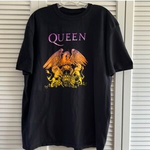 Authentic Queen Crest Tee. Licensed by Queen